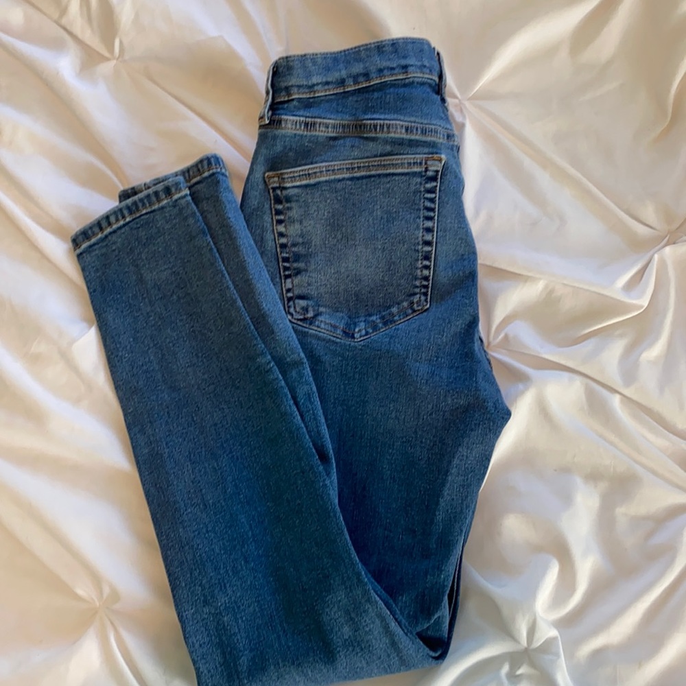 Topshop Jamie ripped skinny jeans